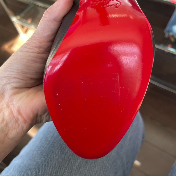 Black High Heel Louboutain boots - Picture 9 of 13